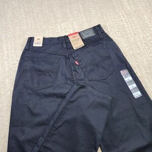 Levis Jeans Women 29x30 High Waisted Mom Jean Relaxed Tapered Leg Black NEW